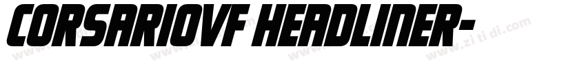 CorsarioVF HeadlineR字体转换
